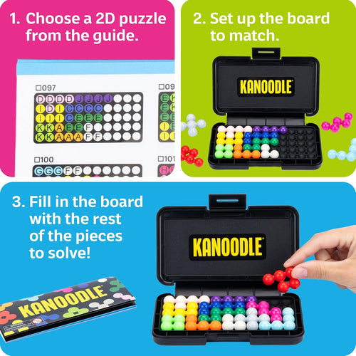 Educational Insights Kanoodle — Portable 2D & 3D Puzzle Game