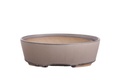 Oval A Bonsai Pot 8 Inch – Straight‑Sided Oval Ceramic Bonsai & Succulent Planter, High‑Fired Frost‑Proof Stoneware with Drainage & Wiring Holes, Handmade in USA (Ocean)
