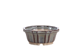 Flower Design Bonsai Pot 4.5 Inch – Elegant Ceramic Bonsai & Succulent Planter, High‑Fired Frost‑Proof Stoneware with Drainage & Wiring Holes, Handmade in USA (Starry Night)